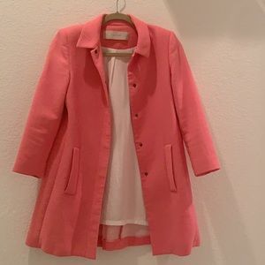 Hot pink Zara trench, fall must have!